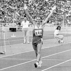 Reima Salonen 50 kilometrin kävelyn Euroopan mestari Ateenassa vuona 1982.