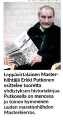Lehti haastatteli juttuun paikallista Masteria Erkki Putkosta