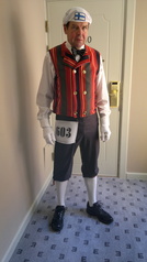 Clas-Eirik Slotte klar för start i Stockholms 100 års jubileumsmaraton 2012. (Klicka bilden för att förstora)